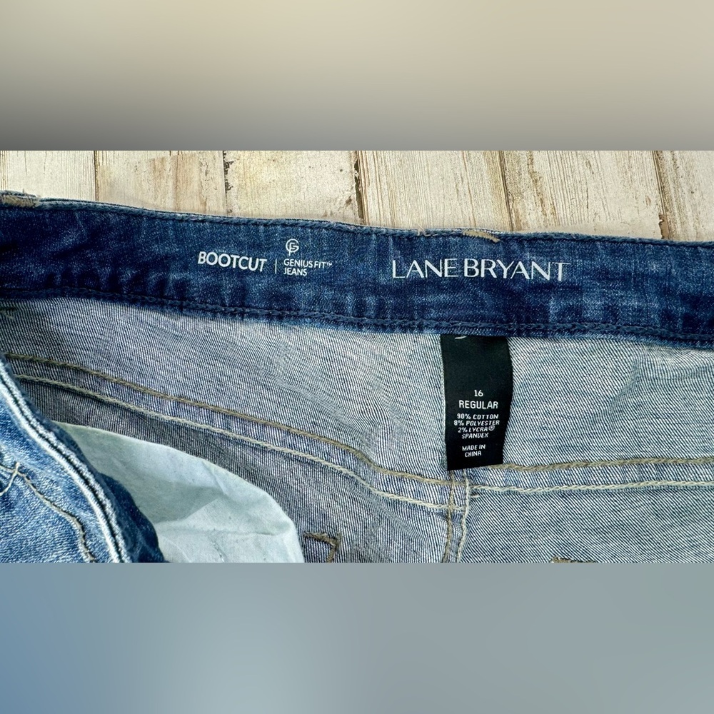 Lane Bryant Women’s Jeans Size 16R Boot Cut Genius Fit - Picture 4 of 10